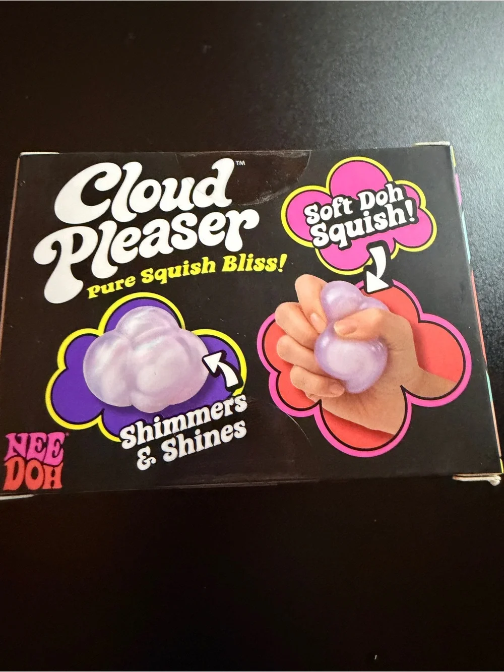 NeeDoh Cloud Pleaser Squishy Toy Squeeze 2026 Soft Doh Shimmer & Shine Schylling